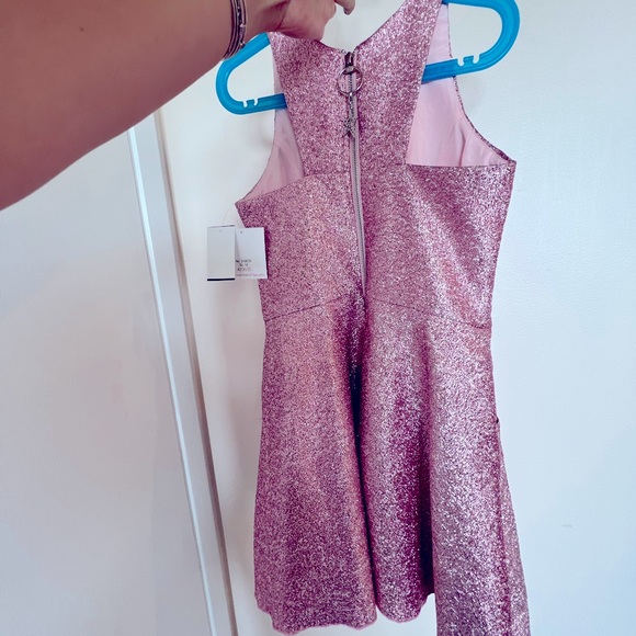 ZOE LTD shimmery metallic Girl’s Dress - Picture 7 of 7